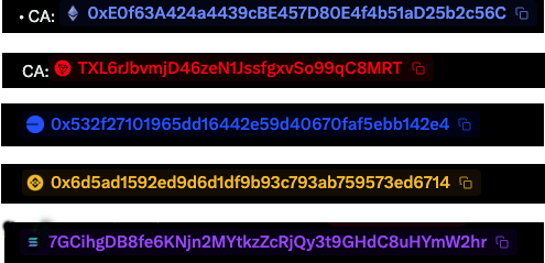 Contract Address Detection Feature